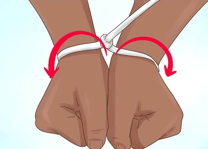 how to get a zip tie off.